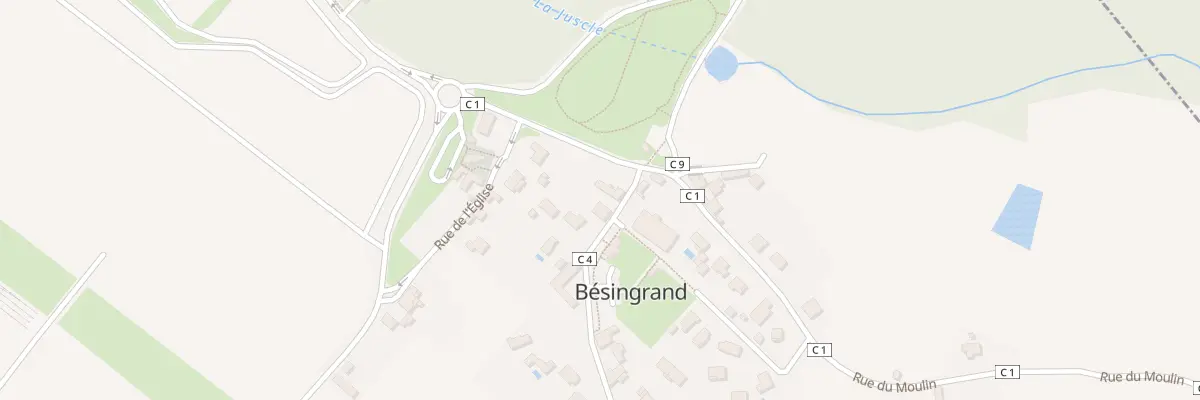 Plan du 2 Bilatg à Bésingrand