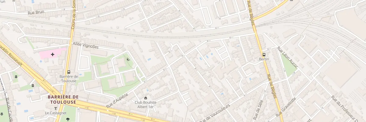 Plan du 34 Rue d’Auperie à Bordeaux