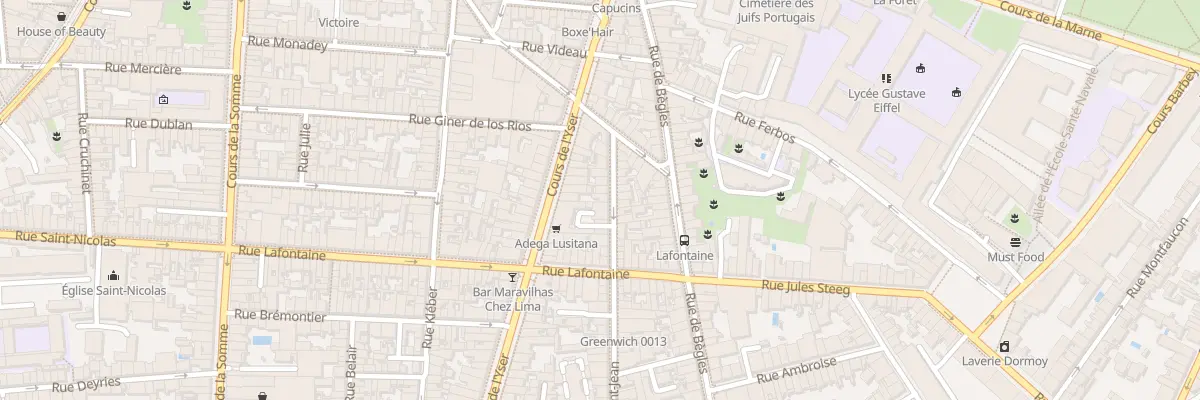 Plan du 15 Rue Saint-Jean à Bordeaux
