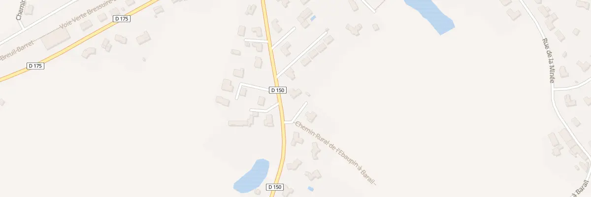 Plan du 25 Rue de la Sablière à Courlay