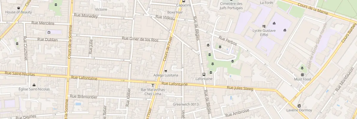 Plan du 13 Rue Saint-Jean à Bordeaux