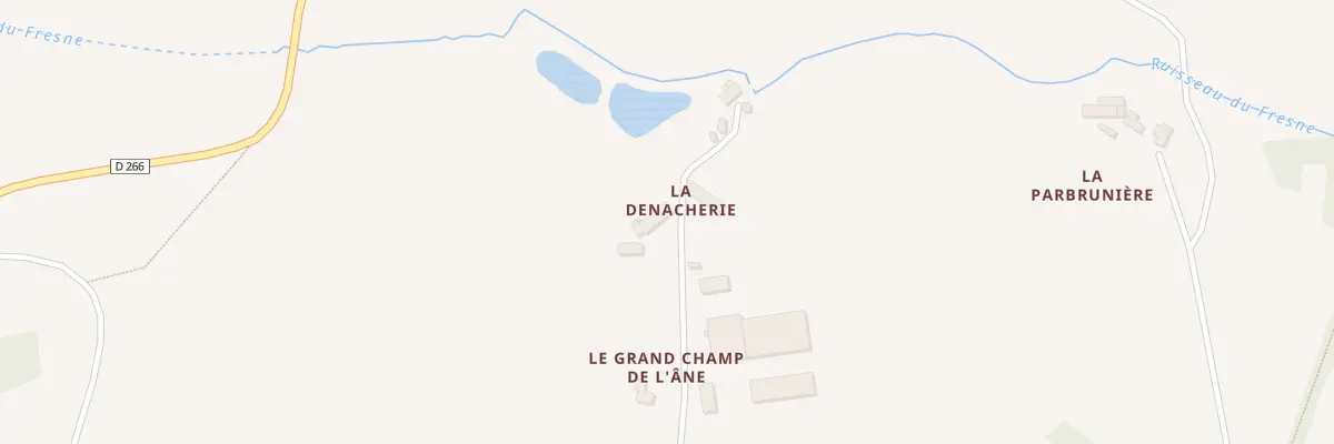 Plan du 3B La Denacherie à Saint-Fraimbault-de-Prières