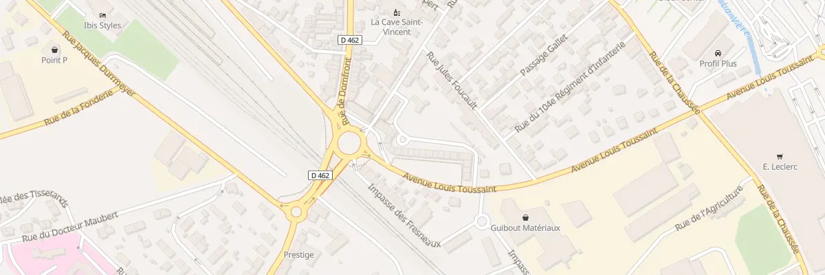 Plan du 86 Rue de Belfort à Flers