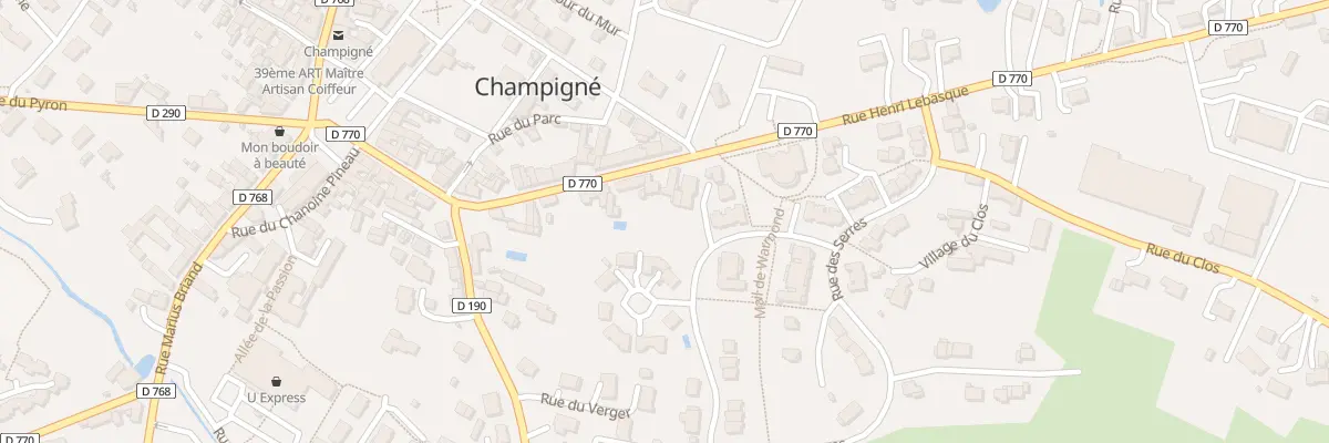 Plan du 32 Rue Henri Lebasque aux Hauts-d’Anjou