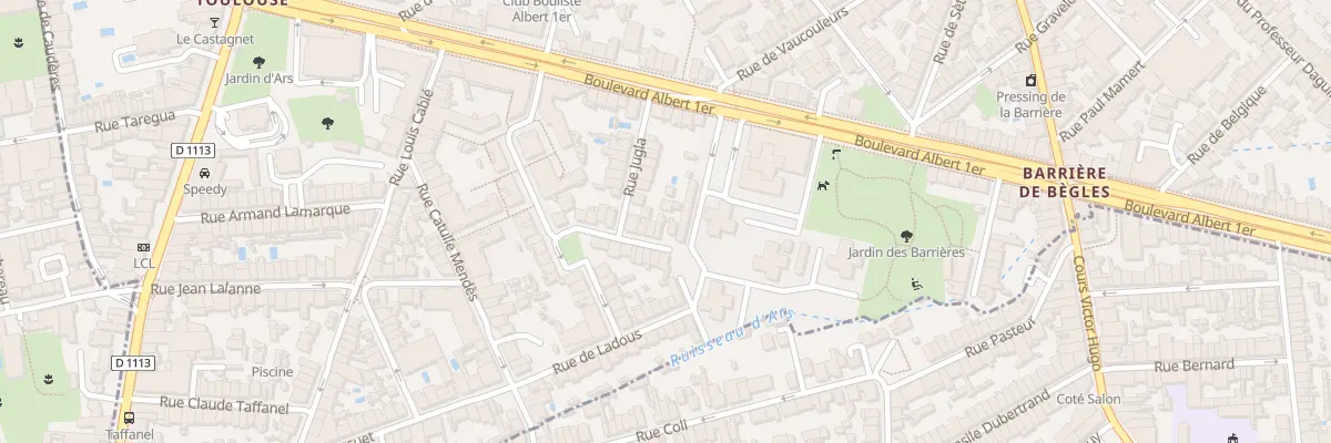 Plan du 16 Rue Bigourdan à Bordeaux
