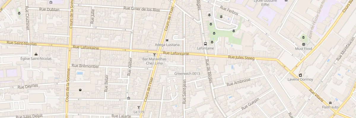 Plan du 81 Rue Lafontaine à Bordeaux