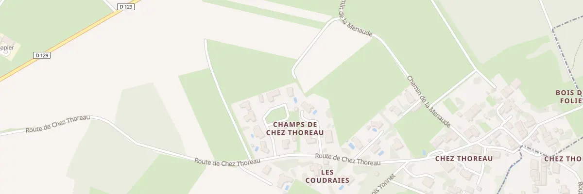 Plan du 12 Rue des Coudriers à Fontcouverte