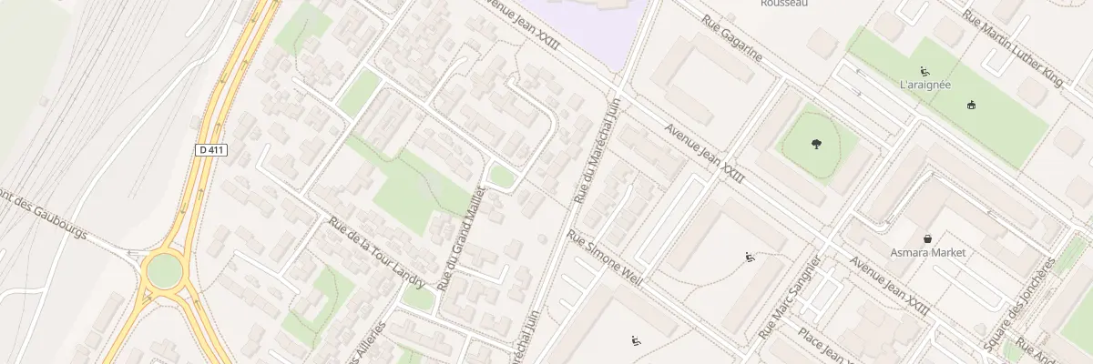 Plan du 32 Rue des Tournebelles à Angers