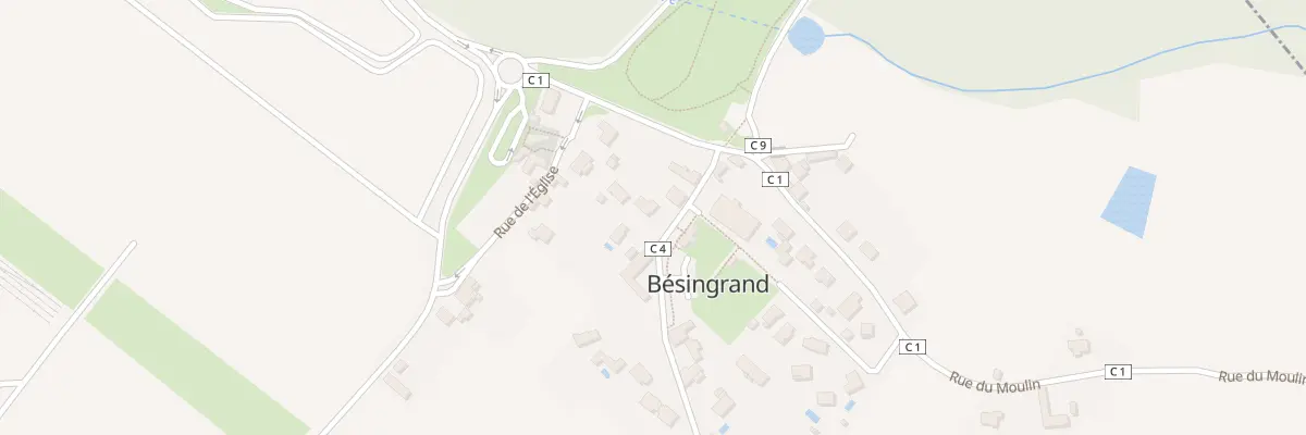 Plan du 9669 Bilatg à Bésingrand