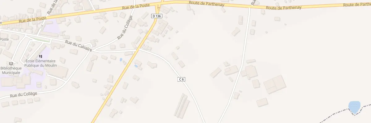 Plan du 14 Rte du Beugnon à L’Absie