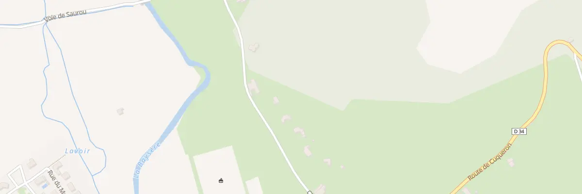 Plan du 32 Che Campsou à Monein