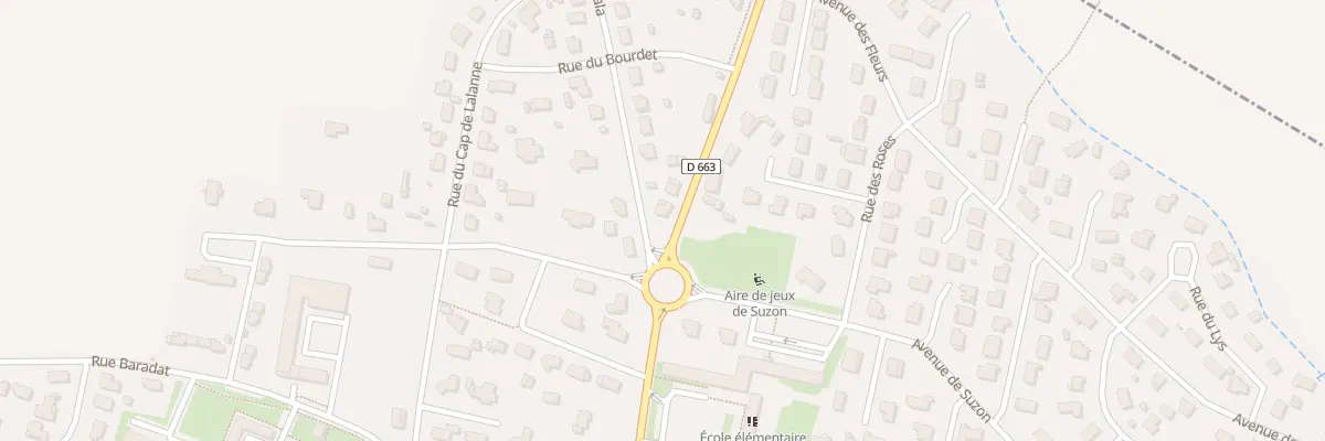 Plan du 275 Rue de Fourticot à Artix