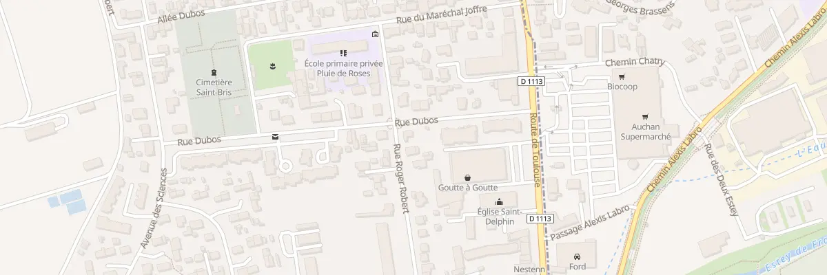 Plan du 16 Rue Dubos à Villenave-d’Ornon