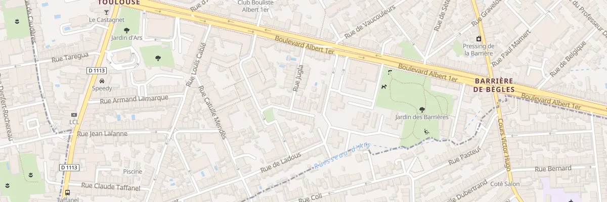 Plan du 12 Rue Bigourdan à Bordeaux