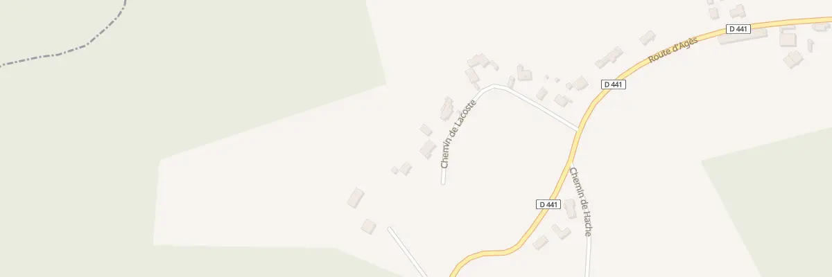 Plan du 214 Chem de Lacoste à Morganx