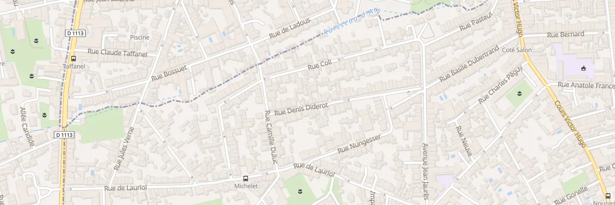 Plan du 27A Rue Denis Diderot à Bègles