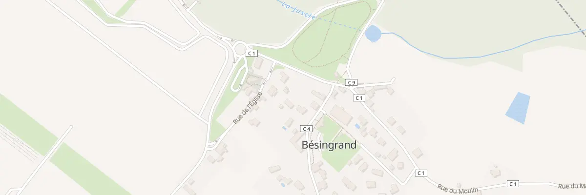 Plan du 9676 Bilatg à Bésingrand