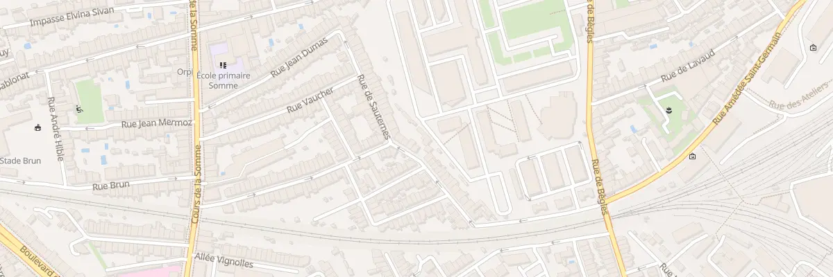Plan du 53 Rue des Poilus 1914-1918 à Bordeaux