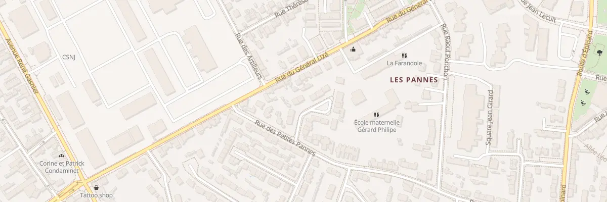 Plan du 7 Rue Jean Hiret à Angers