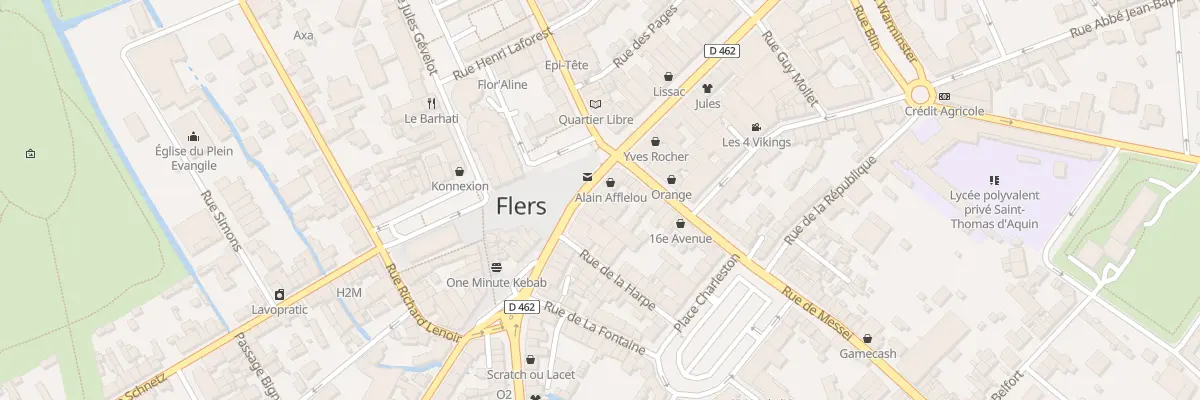 Plan du 57 Rue du Six Juin à Flers