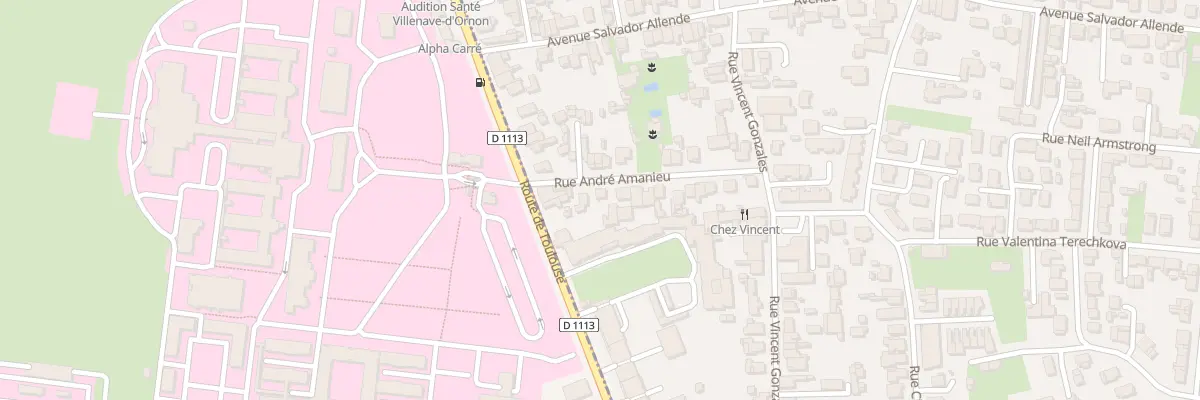 Plan du 15 Rue André Amanieu à Bègles