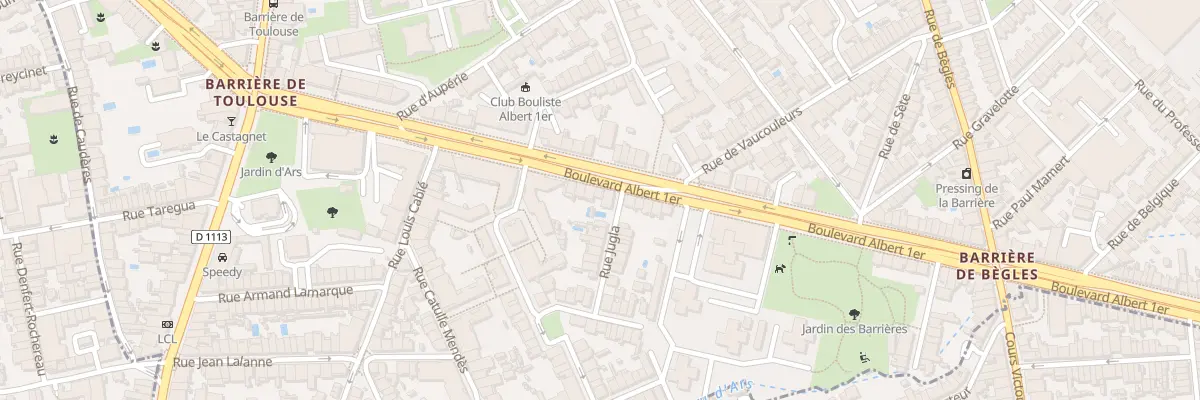Plan du 57 Bd Albert 1er à Bordeaux