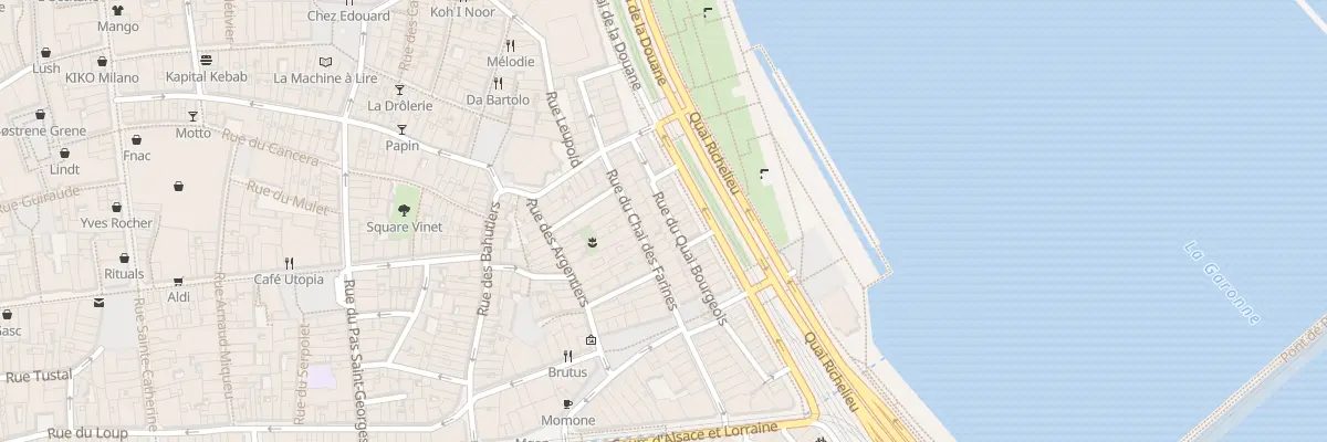 Plan du 21 Rue du Quai Bourgeois à Bordeaux