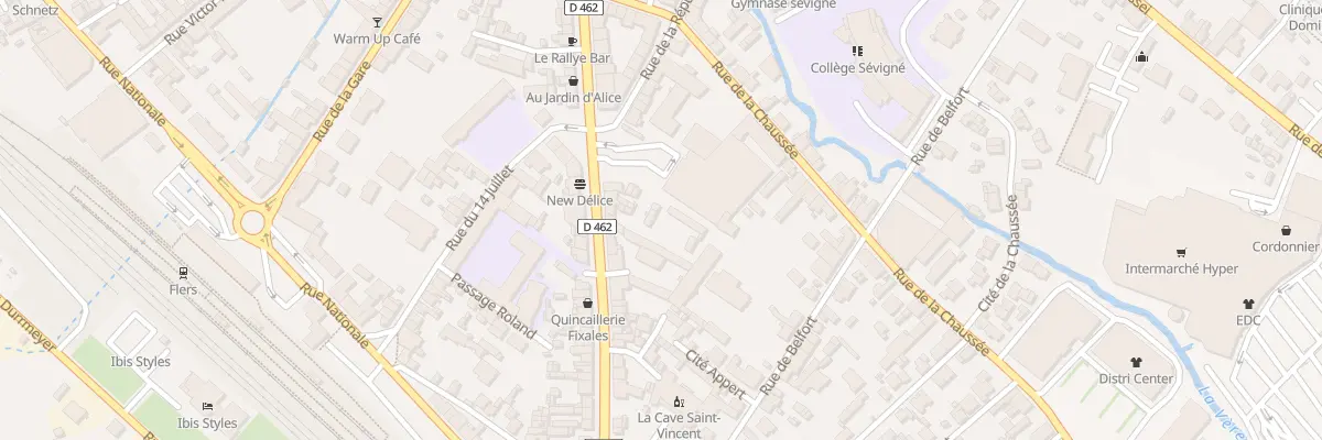Plan du 79 Rue de Domfront à Flers