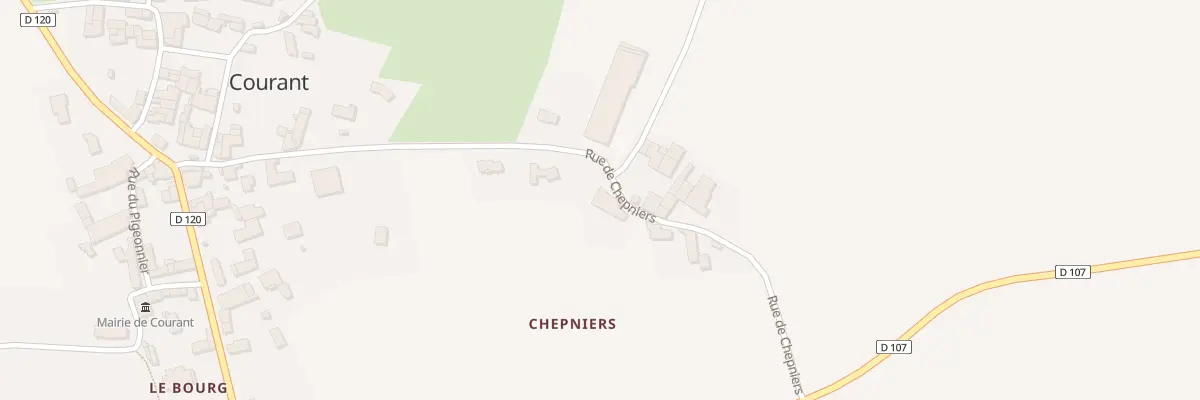 Plan du 24 Rue de Chepniers à Courant