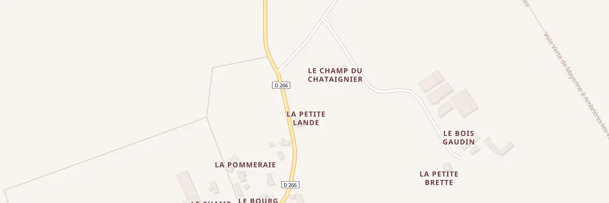 Plan du 6 Le Bourgneuf à Saint-Fraimbault-de-Prières