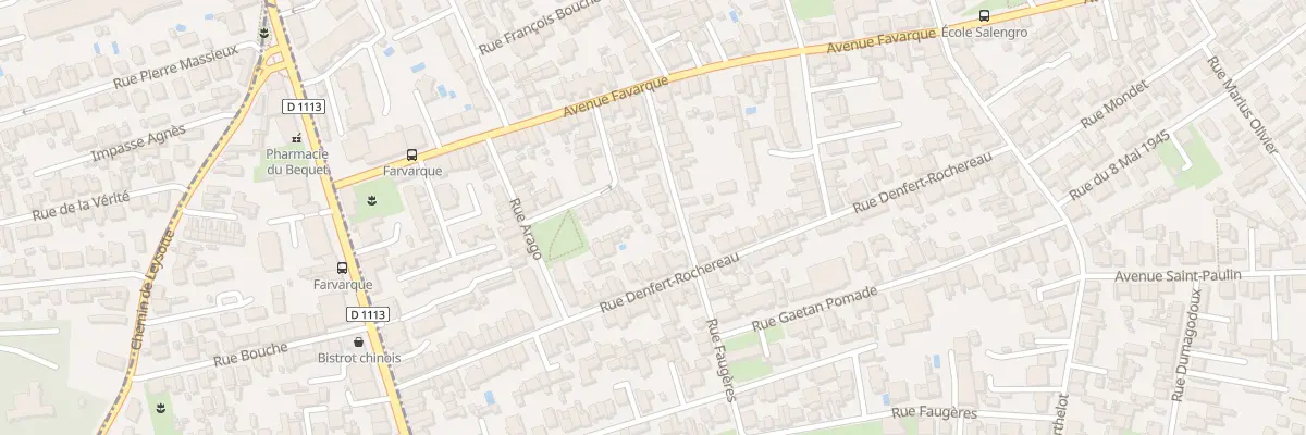 Plan du 78 Rue Faugères à Bègles