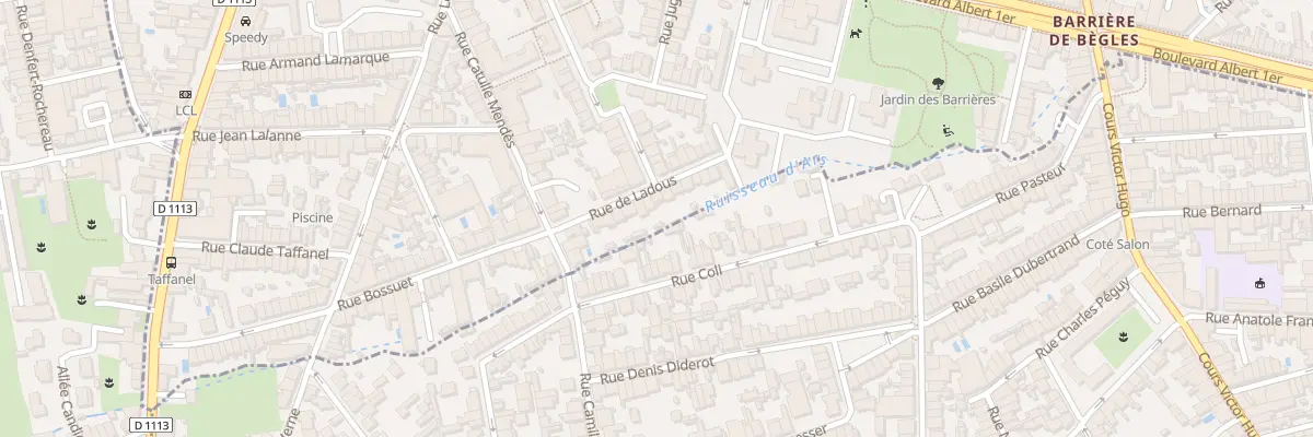 Plan du 21 Rue de Ladous à Bordeaux