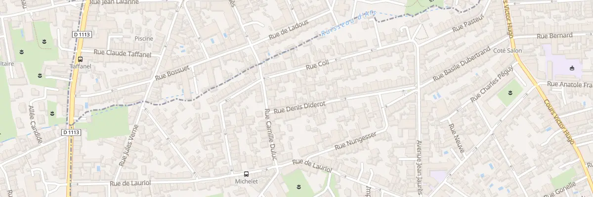 Plan du 31 Rue Denis Diderot à Bègles