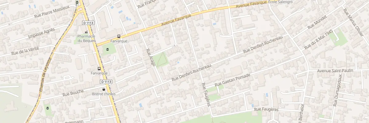 Plan du 53 Rue Denfert-Rochereau à Bègles