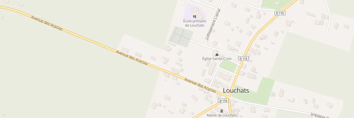 Plan du 11B Av des Acacias à Louchats
