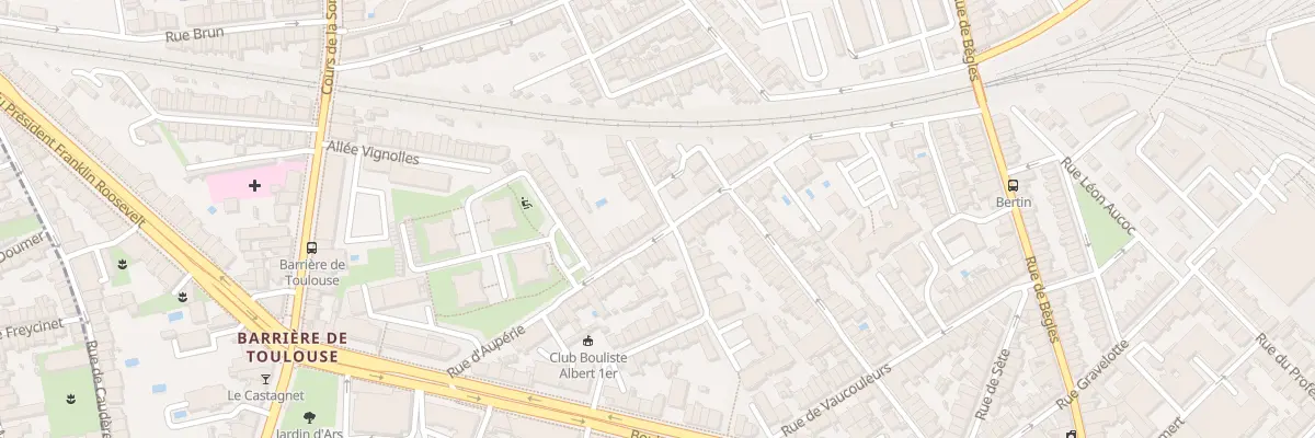 Plan du 23 Rue d’Auperie à Bordeaux