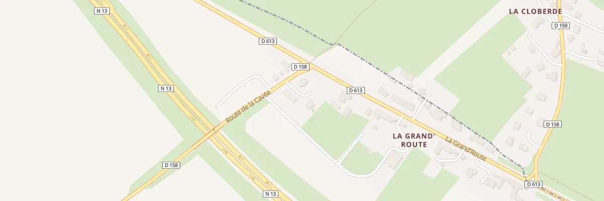 Plan du 2 Rte de la Cavée à Loucelles