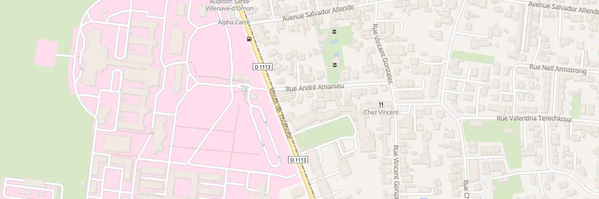 Plan du 17 Rue André Amanieu à Bègles