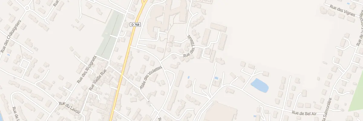 Plan du 3 Rue des Tilleuls, Champigné aux Hauts-d’Anjou