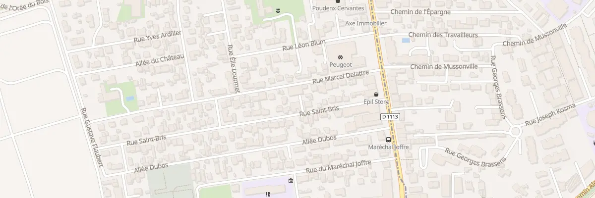 Plan du 15 Rue Saint Bris à Lacanau