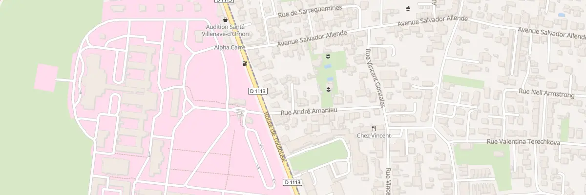 Plan du 24 Rue André Amanieu à Bègles