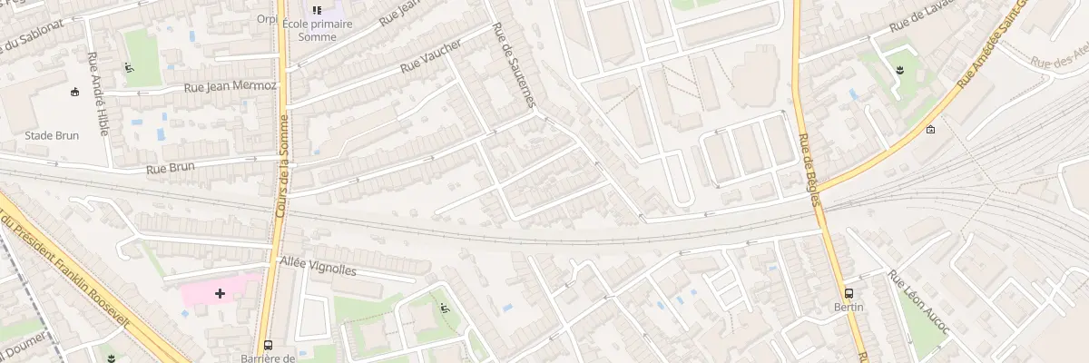 Plan du 9 Rue du Doyen Radet à Bordeaux