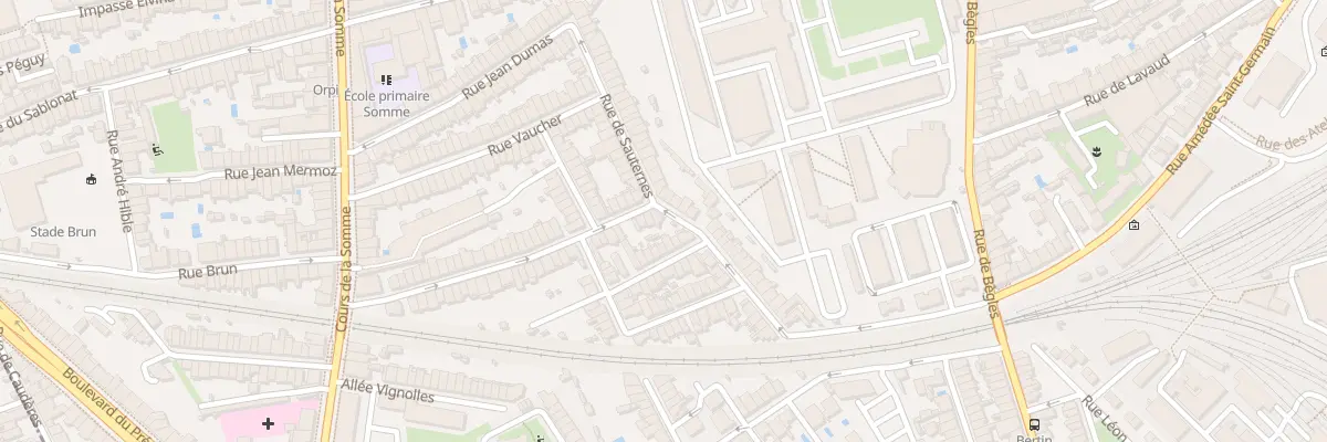 Plan du 63 Rue Pierre de Ladime à Bordeaux