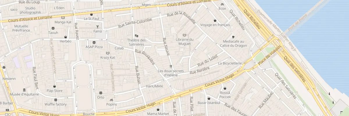 Plan du 34 Rue Neuve à Bordeaux