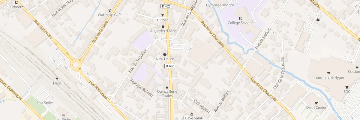 Plan du 81 Rue de Domfront à Flers