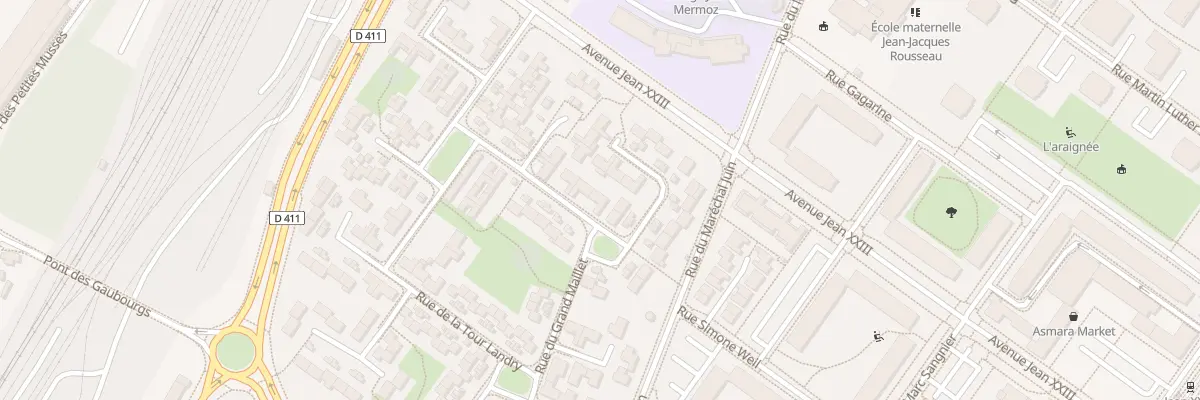 Plan du 21 Rue des Tournebelles à Angers