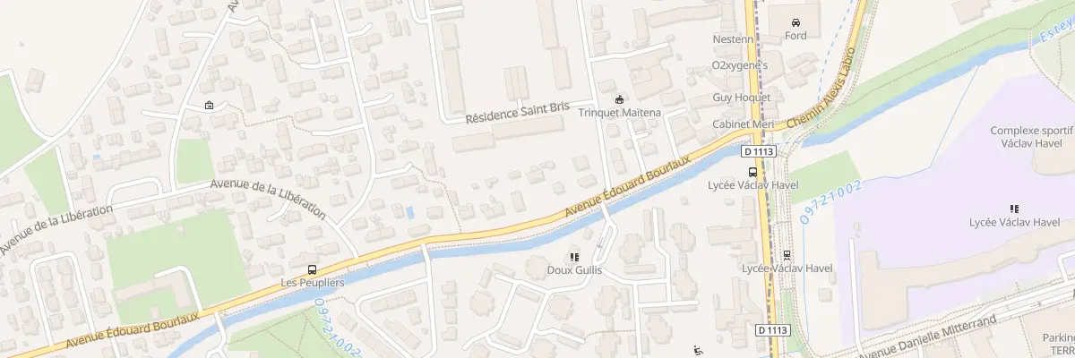 Plan du 17 Rue Edouard Bourlaux à Villenave-d’Ornon