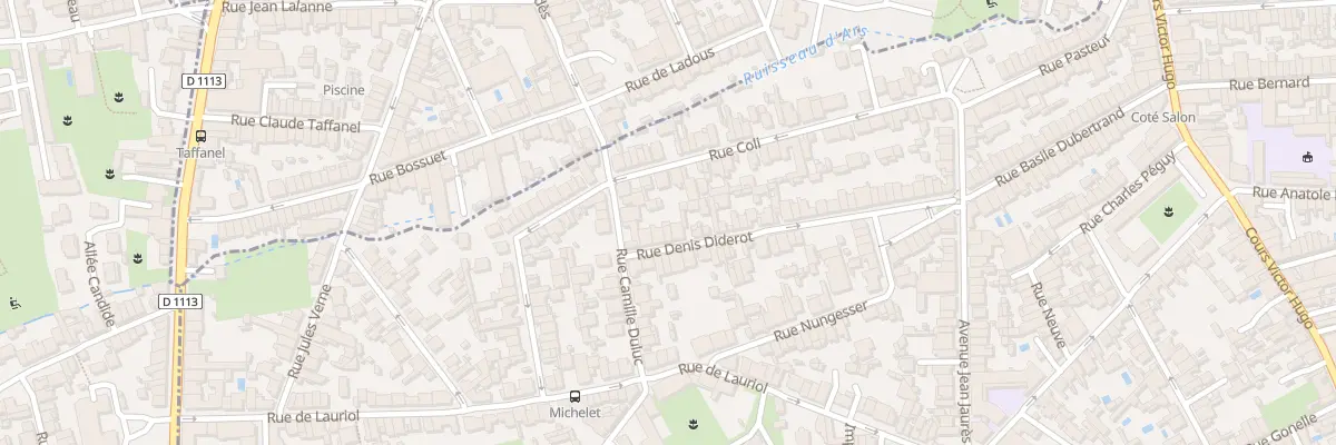 Plan du 35 Rue Denis Diderot à Bègles