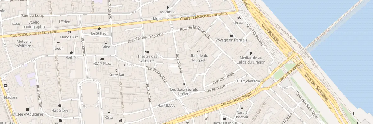 Plan du 24 Rue Neuve à Bordeaux