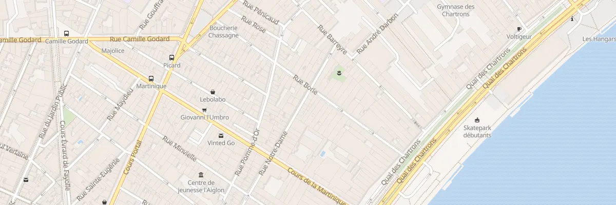 Plan du 136 Rue Notre Dame à Bordeaux
